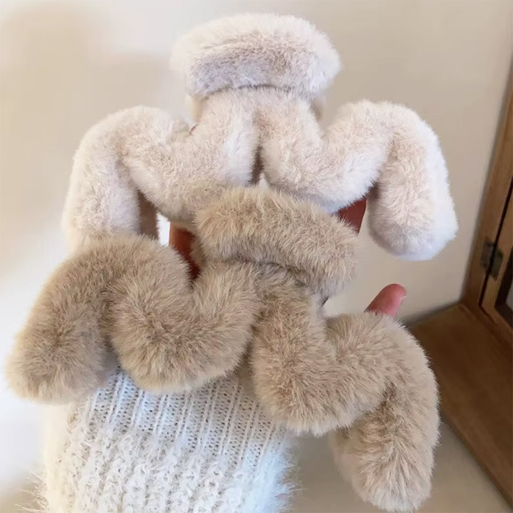 Fluffy Wave Hair Claw