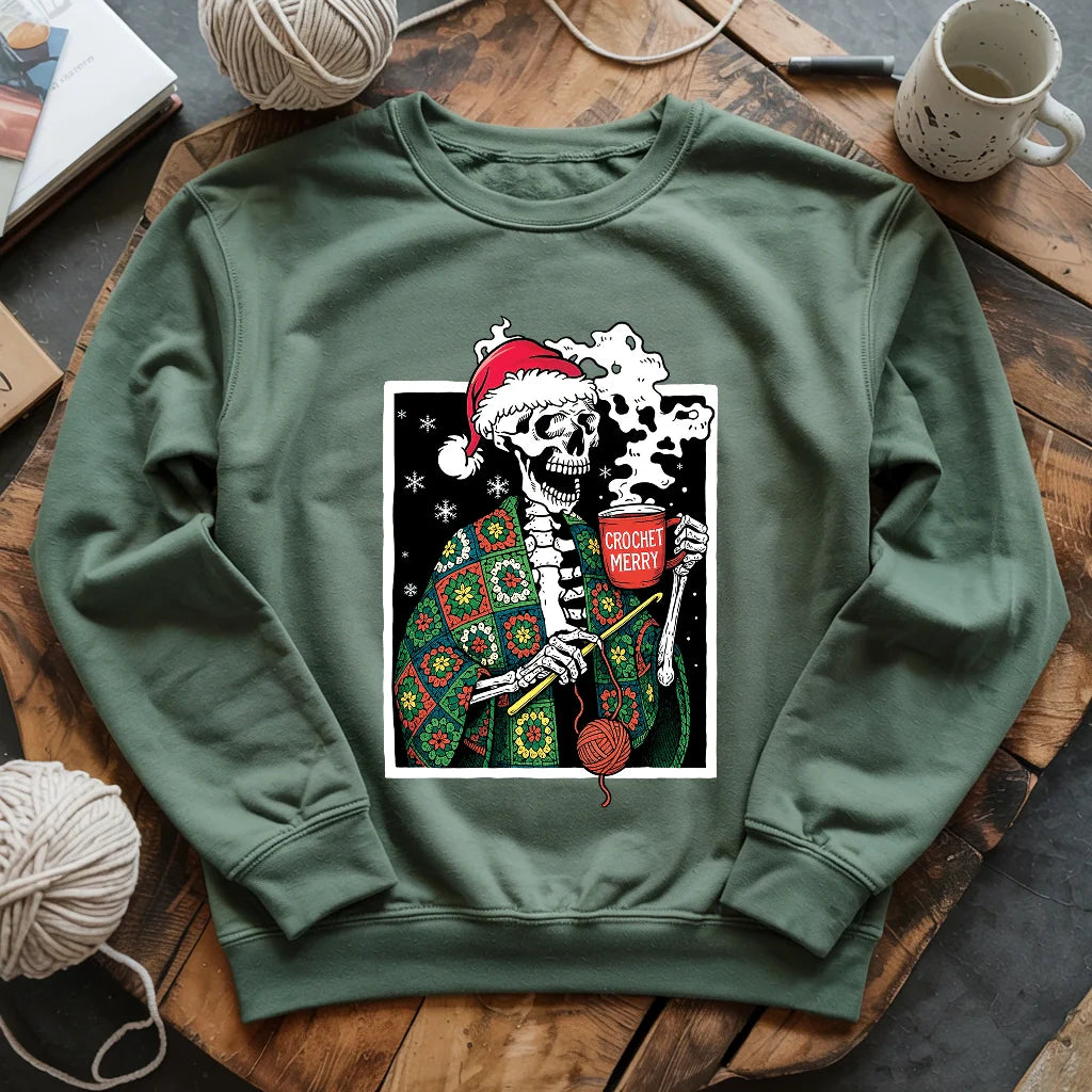 Merry Crochet Sweatshirt