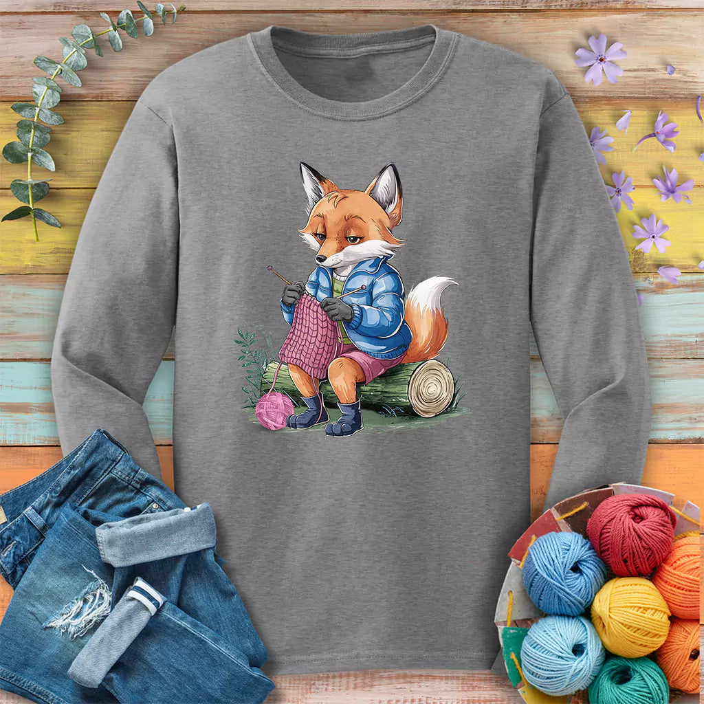 Foxtastic Knit Long Sleeve T-shirt