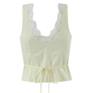 French Summer Lace Top & Mini Skirt Co-Ord