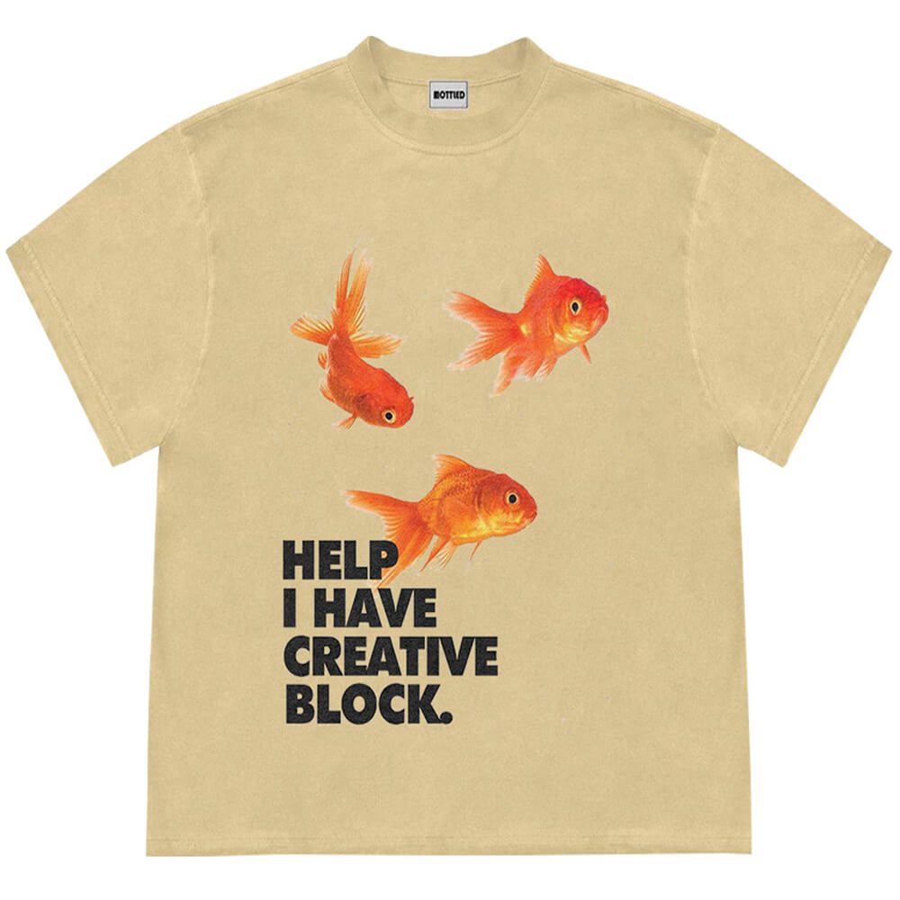 Goldfish Aesthetic Graphic T-Shirt