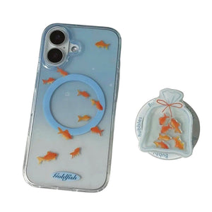 Goldfish Aesthetic iPhone Case