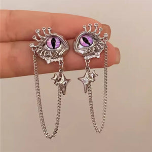 Grunge Aesthetic Eyes Earrings
