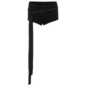 Grunge Asymmetric Top & Mini Shorts Co-Ord