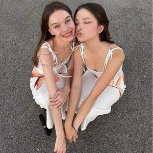 Hand Print Baddie Aesthetic Dress