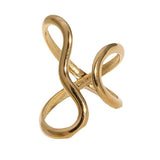 Infinity Twist Oversized Ring