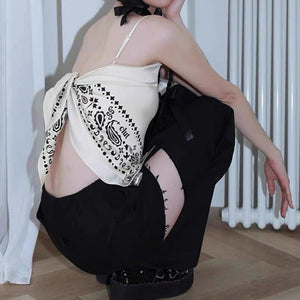 Wild West Kitty Bandana Top