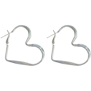 Minimalist Aesthetic Heart Earrings
