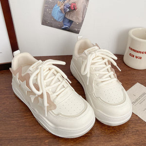 Pastel Aesthetic Star Sneakers