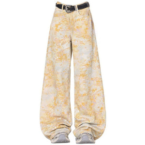 Lemon Swirl Baggy Pants
