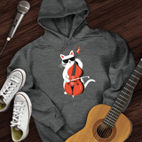 Cat Playing Cello Hoodie