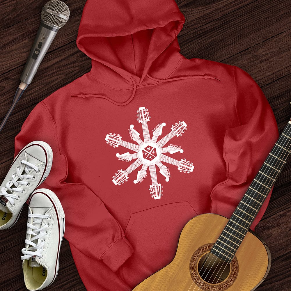Guitar Snowflake Hoodie