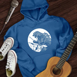 Dino Playing Drums Hoodie