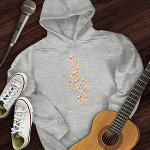 Christmas Treble Clef Hoodie