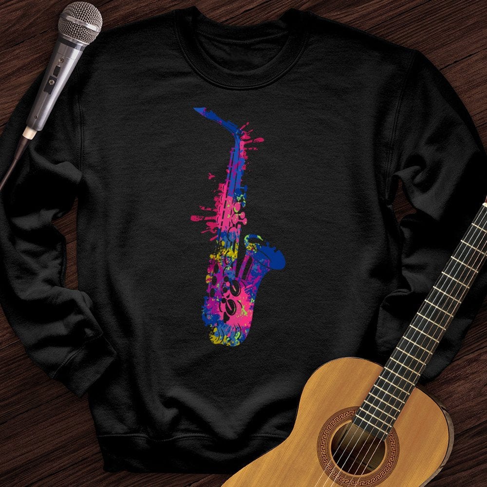 Cartoon Sax Crewneck