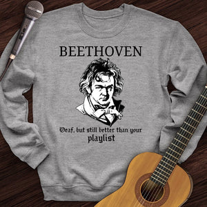 Beethoven Deaf Crewneck