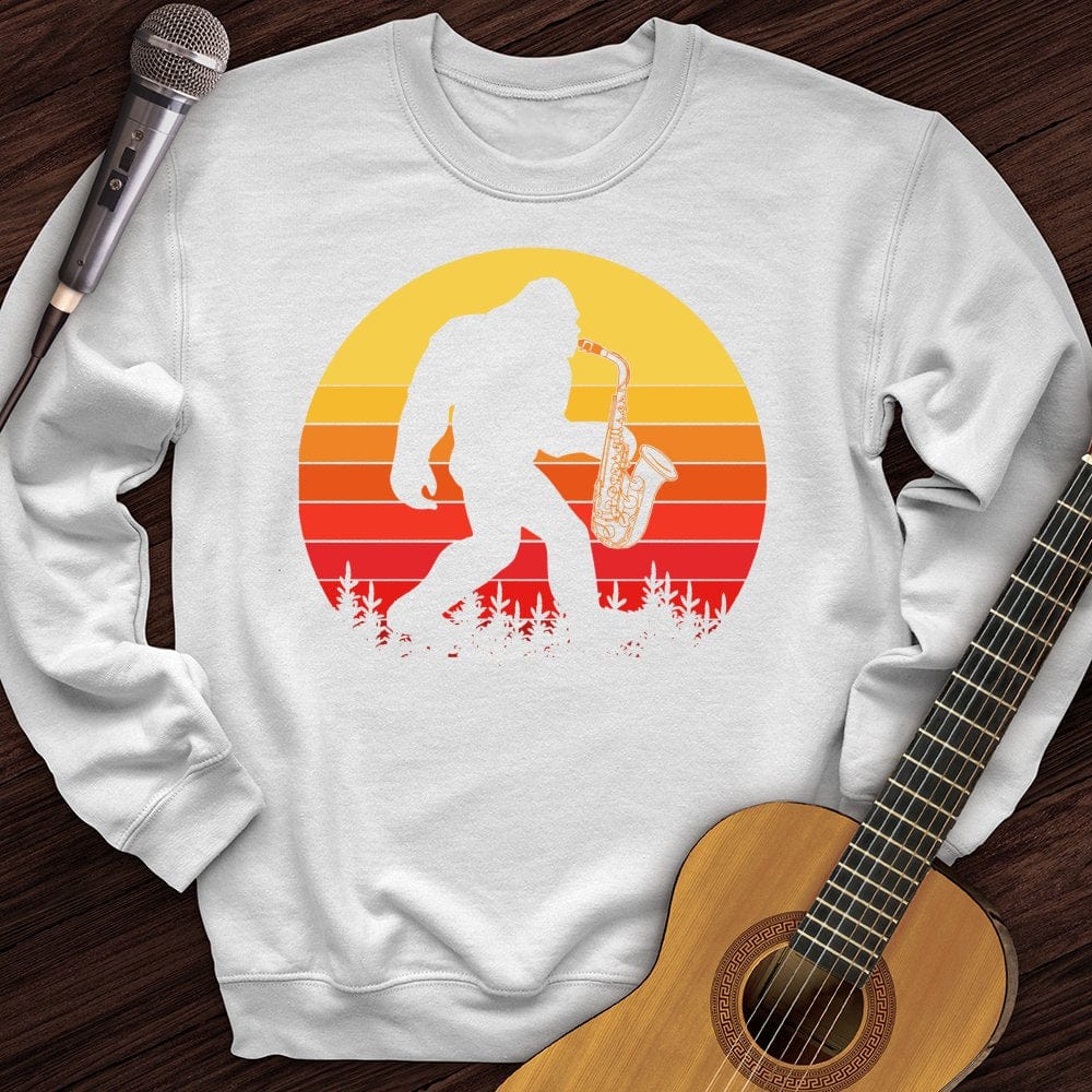 BigFoot Playing Sax Crewneck
