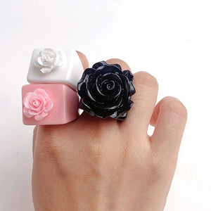 French Rose Chunky Ring