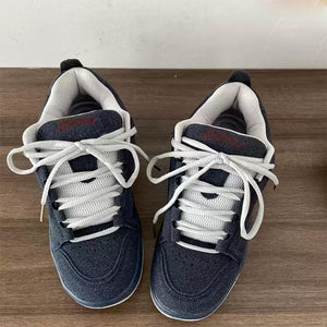 Skater Girl Sneakers in Navy