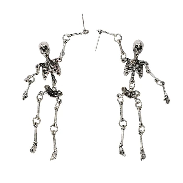 Skeleton Drop Earrings