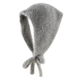 Soft Fuzzy Winter Bandana Hat