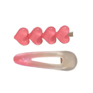 Soft Girl Aesthetic Hair Clips Set