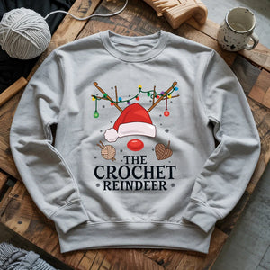 Crochet Reindeer Sweatshirt