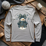 Snowman Crocheter Long Sleeve T-shirt