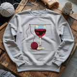 Wine And Yarn Sweatshirt