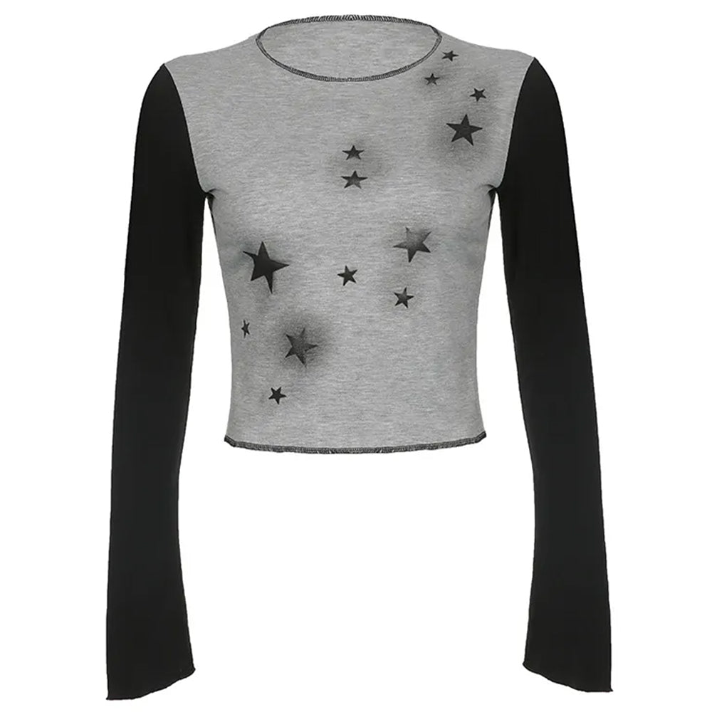 Star Girl Raglan Long Sleeve Top
