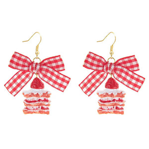 Strawberry Cake Earrings