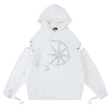 Sun & Moon Rhinestone Hoodie