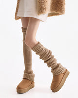 Winter Feels Ribbed Leg Warmers