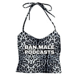 Y2K Style Podcasts Halter Top
