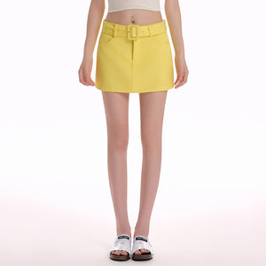Lemon Sorbet Y2K Mini Skirt